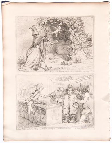 original James Gillray etchings The Giant Factotum Amusing Himself
The Lion's Share